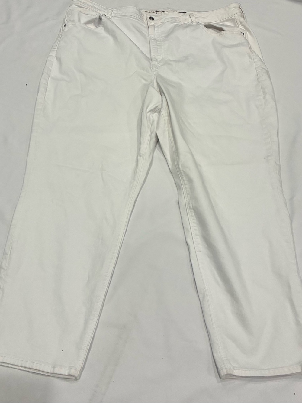 American Eagle Outfitters White Cotton Chinos